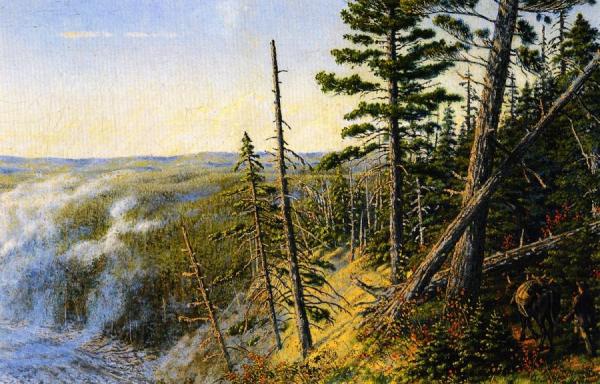 Pack Ox In The Mountains by William George Richardson Hind