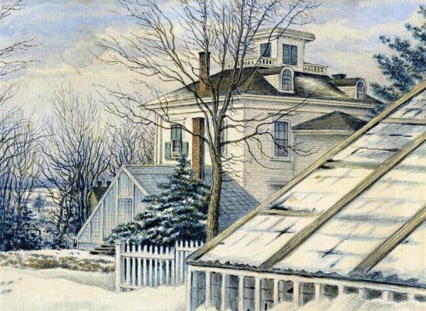 Sunnyside, Windsor, N.s., Residence Of Henry Youle Hind by William George Richardson Hind