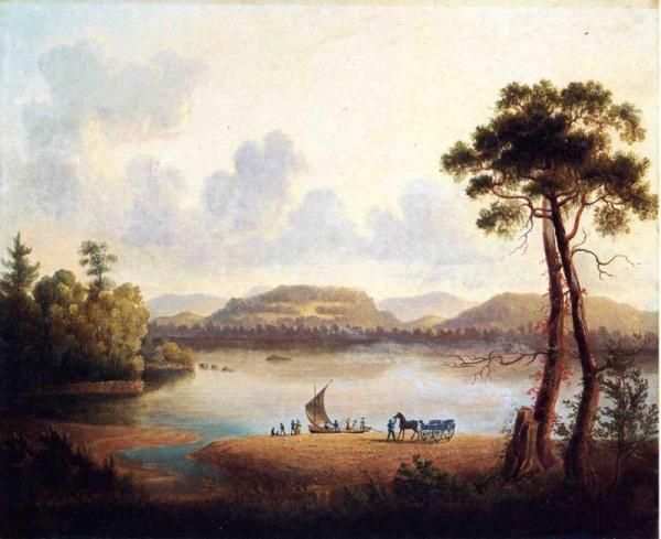 Farewells On The Hudson by William Guy Wall