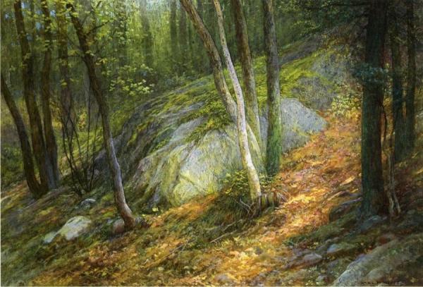 Nature's Pathway by William H. Lippincott Oil Painting Reproductions