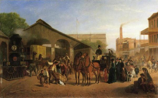 Sacramento Railroad Station by William Hahn