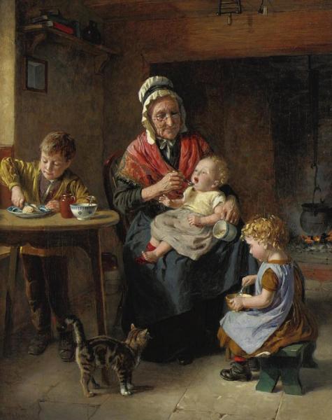 Grandmother's Charges by William Hemsley