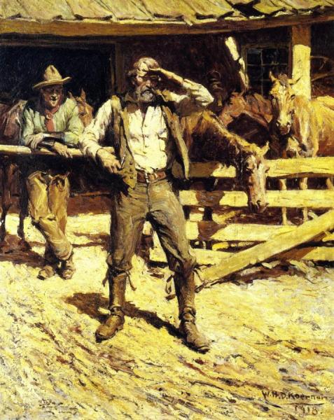 I've Got Faith In That Boy by William Henry David Koerner Oil Painting Reproductions