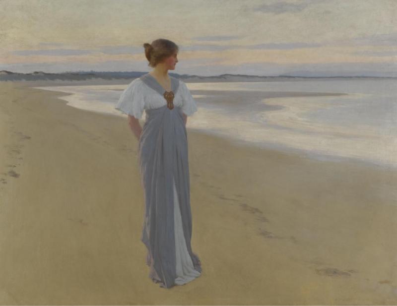 On The Sands, 1900 by William Henry Margetson