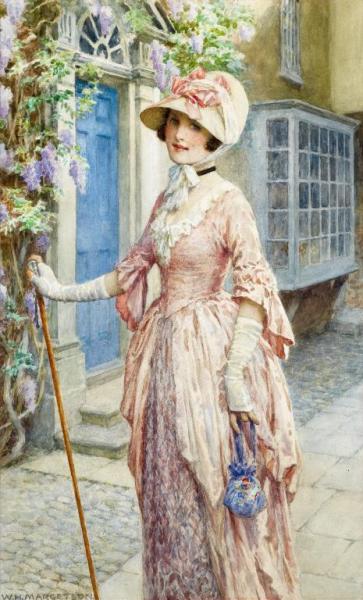A Lady Of Quality by William Henry Margetson
