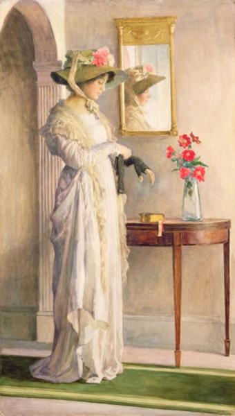 William Henry Margetson A Moment's Reflection