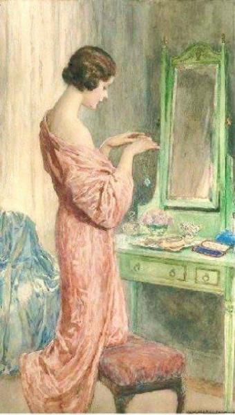 The Precious Gift by William Henry Margetson Oil Painting Reproductions