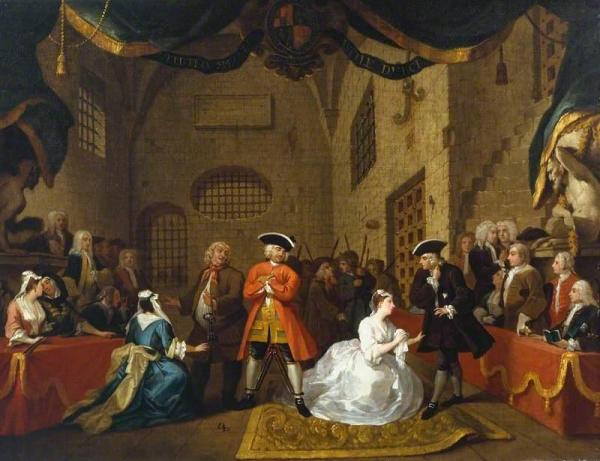 Scene From A Beggar's Opera by William Hogarth
