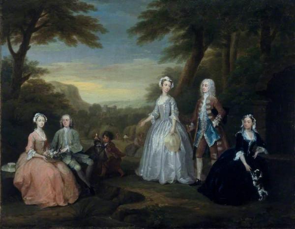 The Jones Family: Conversation Piece by William Hogarth Oil Painting Reproductions