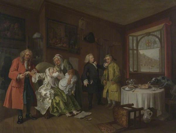 The Lady's Death by William Hogarth