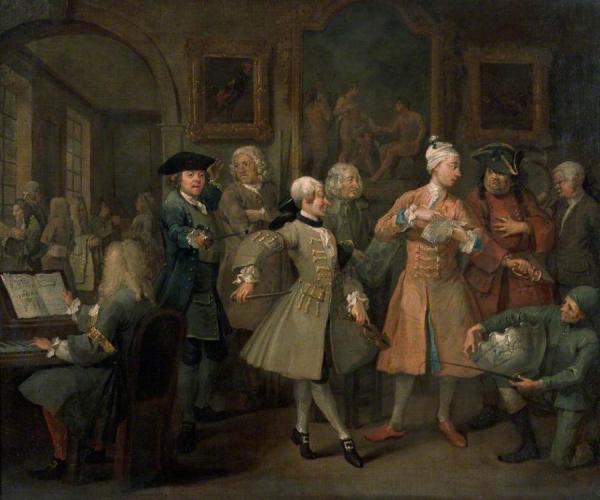 The Rake's Levee by William Hogarth Oil Painting Reproductions