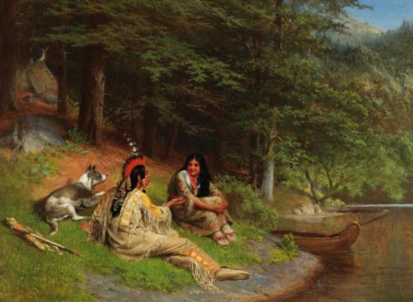 William Holbrook Beard Indian Idyl