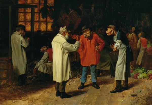 Politics In The Market by William Holbrook Beard