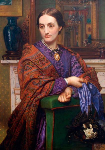 Portrait Of Fanny Holman Hunt by William Holman Hunt Oil Painting Reproductions