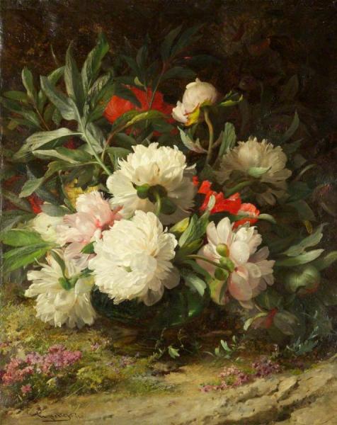 William Jabez Muckley Peonies