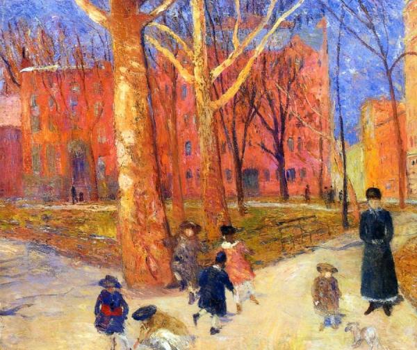 29 Washington Square by William James Glackens