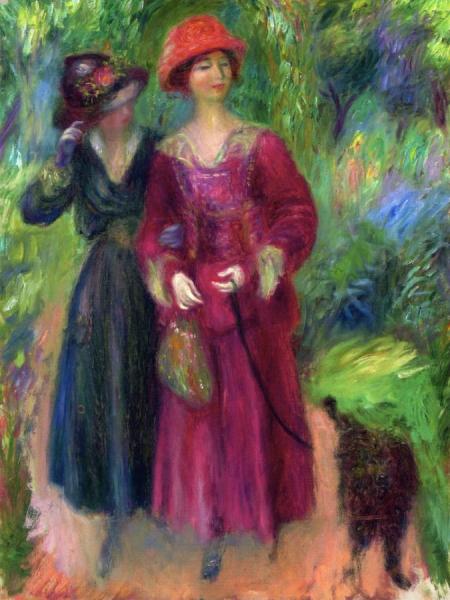 A Stroll In The Park by William James Glackens