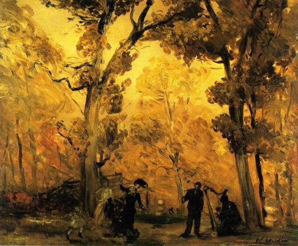 Autumn Landscape by William James Glackens