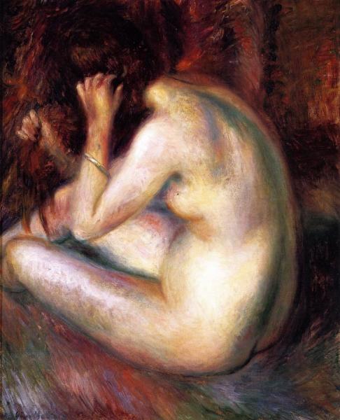 Back Of Nude by William James Glackens