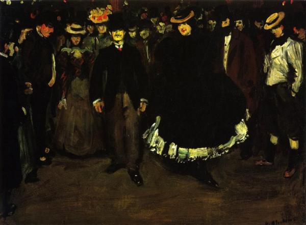 Bal Bullier by William James Glackens