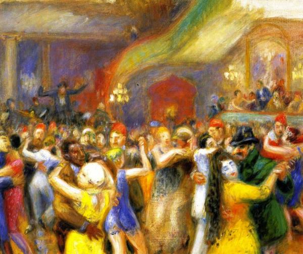 Bal Martinique (study) by William James Glackens