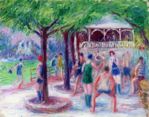 Bathers At Play, Study #2 by William James Glackens