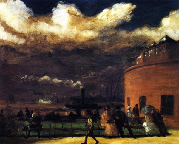 Battery Park by William James Glackens