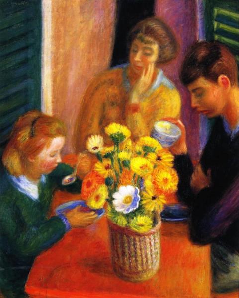 Breakfast Porch by William James Glackens