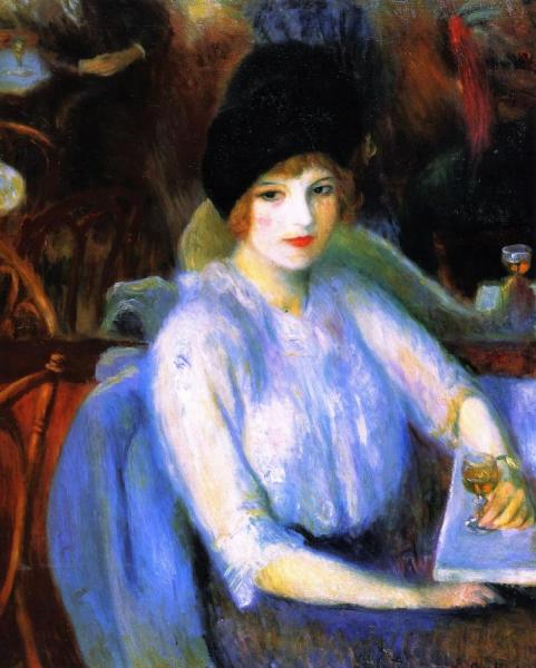 Café Lafayette by William James Glackens Oil Painting Reproductions