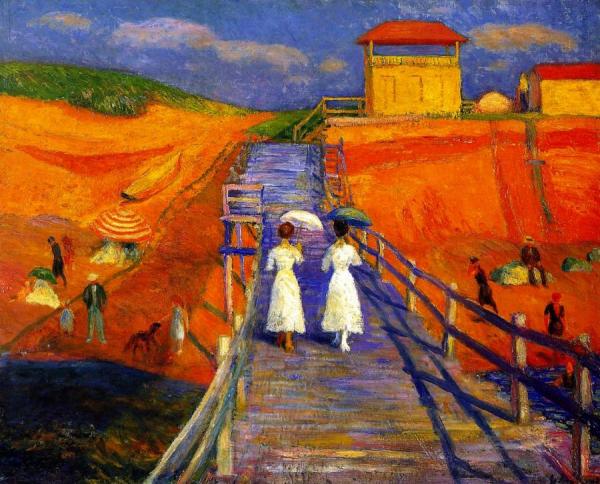 Cape Code Pier by William James Glackens