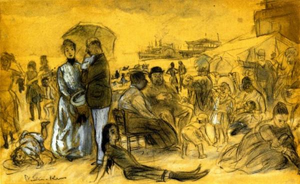 Coney Island by William James Glackens