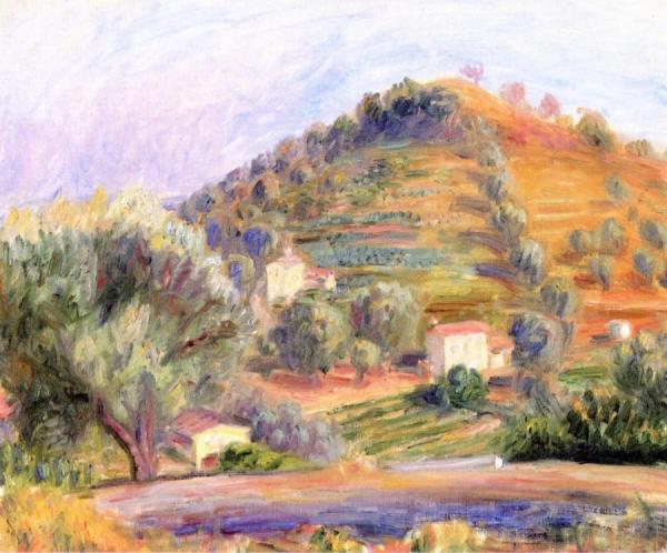 Hill Near Cannes by William James Glackens