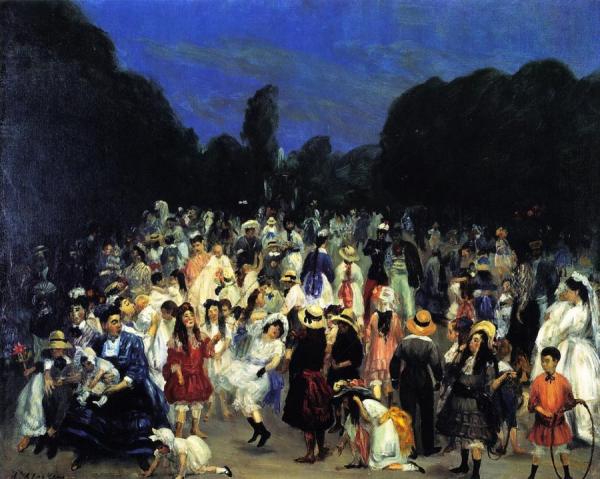 In The Buen Retiro by William James Glackens