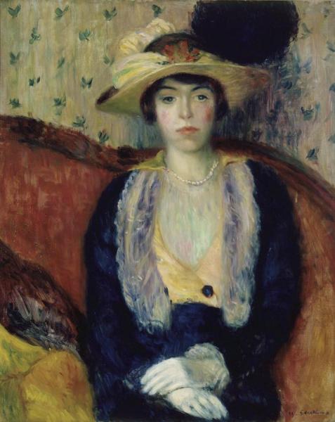 Miss Olga D. by William James Glackens