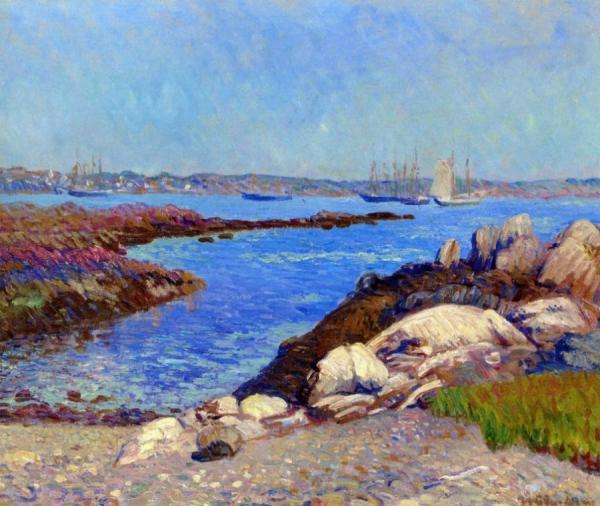Portsmouth Harbor, New Hampshire by William James Glackens