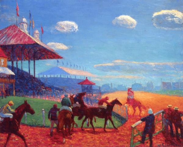 Race Track by William James Glackens