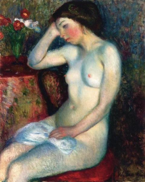 Sleeping Girl by William James Glackens