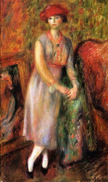 Standing Girl In White Spats by William James Glackens