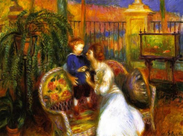 The Conservatory by William James Glackens