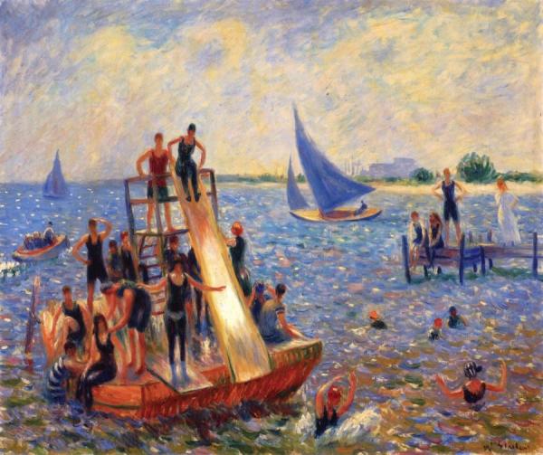 The Raft by William James Glackens
