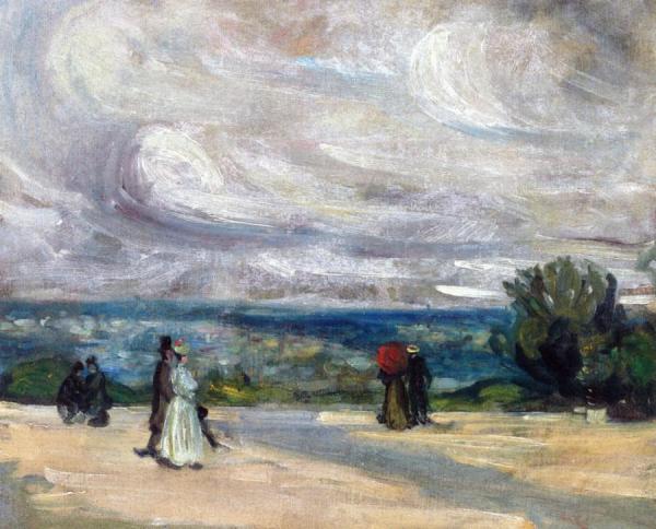 The Terrace by William James Glackens