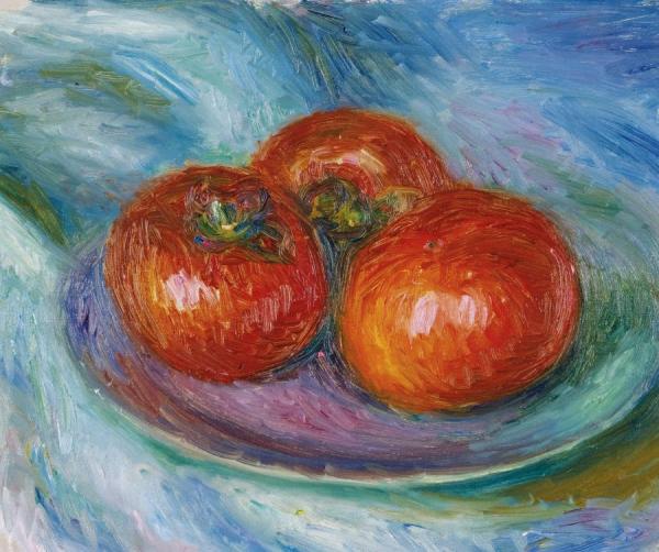 Three Tomatoes by William James Glackens