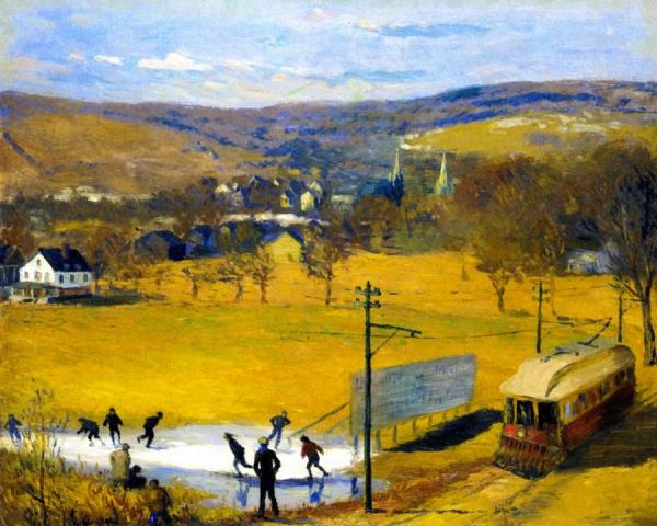 View Of West Hartford by William James Glackens