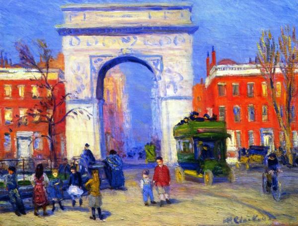 Washington Square by William James Glackens