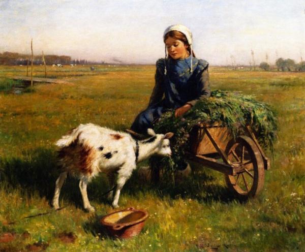 A Dutch Idyll by William Kay Blacklock