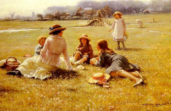 A Picnic Party by William Kay Blacklock