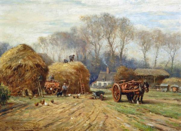 Bringing Home The Hay by William Kay Blacklock