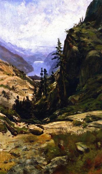 Donner Lake by William Keith