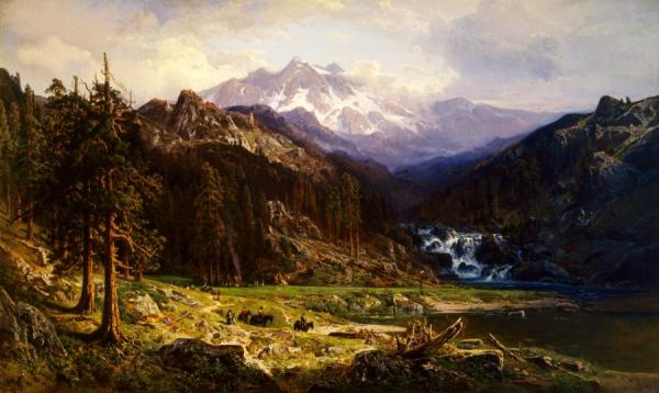 Kings River Canyon, 1878 by William Keith