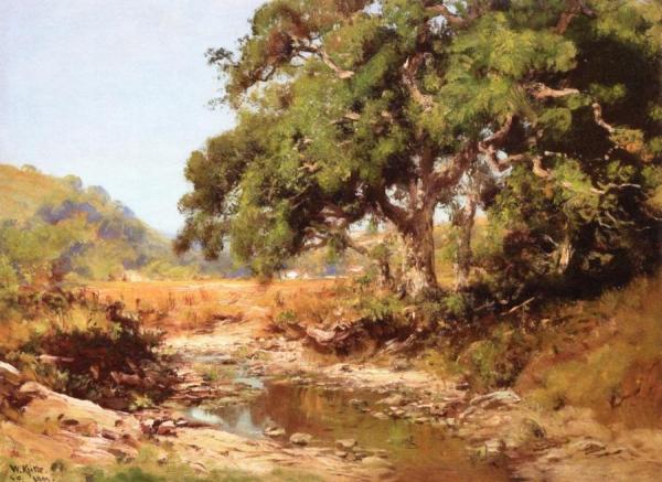 Stream Through The Valley by William Keith